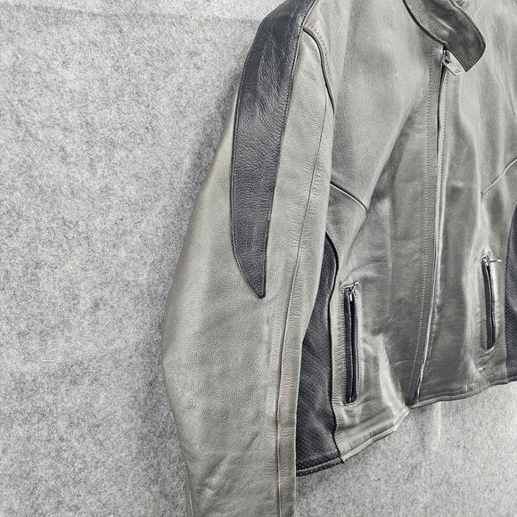 JAMIN LEATHER WOMANS MOTORCYCLE JACKET - Picture 2 of 12